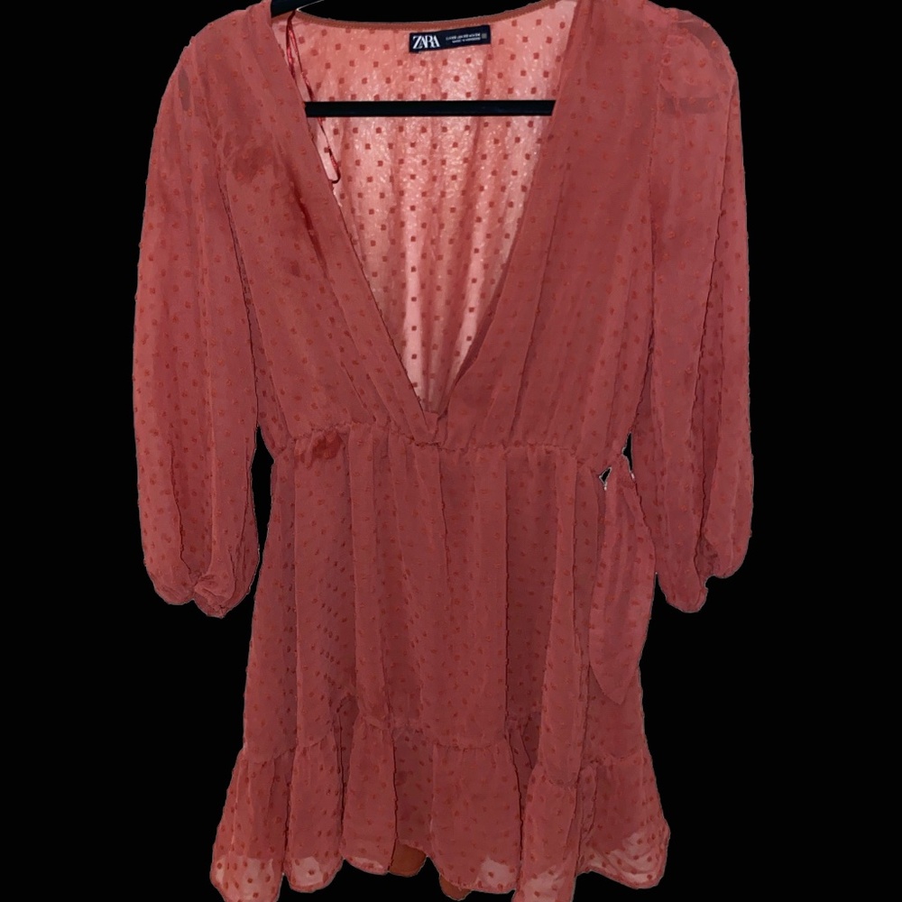 Red Zara Sun Dress